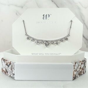 Bomb Party April Let's Layer It Up Diamond Cubic Zirconia Necklace NK51813 NWT